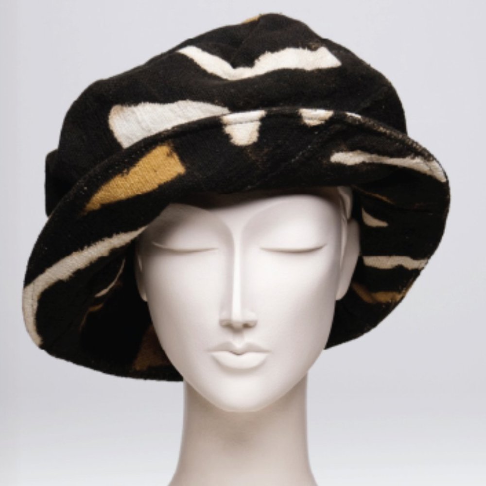 Animal Print Mudcloth Hat